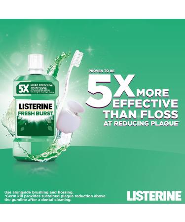 Listerine Essentials Fresh Burst Mouthwash 250ml - Pack of 1 - Buy Online on GoSupps.com