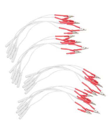 20 pieces/bag electrode cable clip electrode cable connection cable for TENS device physiotherapy device