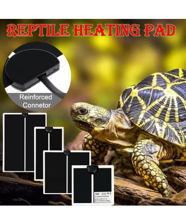 2 PCS Reptile Heating Mat Warmer Mat Pad with Temperature Control Fit Adjustabl Reptile Heat Mat 5W/7W/14W/20W Warmer Mat Pad for Reptiles Turtle Tortoise Snakes Snails Lizard Gecko Spider (14W) - Buy Online on GoSupps.com