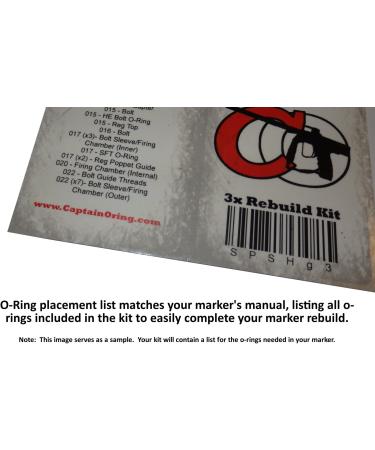 Captain O-Ring Proto PM6/PM7 Color Coded 3X Oring Rebuild Kit - Buy Online on GoSupps.com