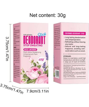 Underarm Antiperspirant Stick | Rose Lavender Roller Ball | Women Underarm Stick Long Lasting Underarms Fragrance Antiperspirant Roller Perfect Use for Women freshnerner - Buy Online on GoSupps.com