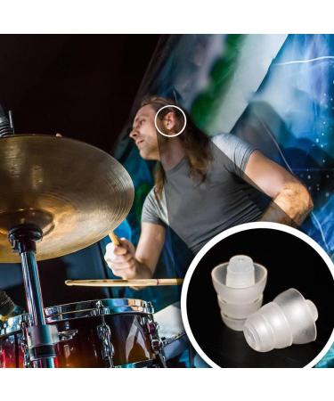 Rave High Fidelity Ear Plugs - Premium Hearing Protection for Concerts & Music | Noise Reducing Earplugs - Tinnitus Relief (2 Pairs Black Case 19/25 dB - Buy Online on GoSupps.com