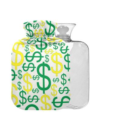Hot water bottle with cover 1 liter small hot water bag for pain relief headaches neck and shoulders BPA free