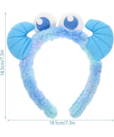 minkissy Horn Headband Plush Ox Horn Headband Cute Funny Headwear Cartoon Animal Horn Hair Hoop with Eyes Hairband for Halloween Dress Up Headbands - Buy Online on GoSupps.com