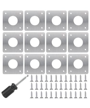 12PCS Bird Nest Box Protection Plates 32mm Wild Bird Boxes Garden Small Birds Metal Plate Birdhouses Bird Houses Robin Nest Box Sparrow Nest Box Owl