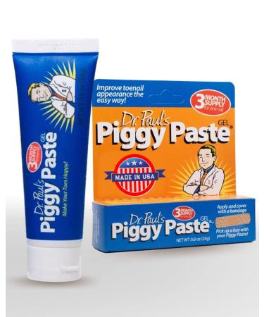 Dr. Paul's Piggy Paste Toenail Fungus Treatment. Toe Nail Fungus Treatment for Toenail and Fingernails. Restores Brittle, Yellow Nails and Makes Them Clear and Healthy Again blue