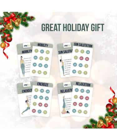 merka Yoga Pose Cards (50 Deck) - Yoga Accessories for All Levels - Men, Women, Children - Flash Cards of Poses and Asanas - Buy Online on GoSupps.com