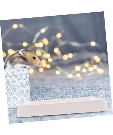 BESPORTBLE Box Hamster Toilet Dog Potty Tray Pet Toilet Potty Trainer Pet Grate Rabbit Toilet Pp White 24.5X19.5X3CM White - Buy Online on GoSupps.com