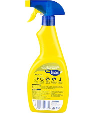 1001 Pet Stain Remover 500ml - Carpet & Upholstery Cleaner for 2012 Stains - Buy Online on GoSupps.com