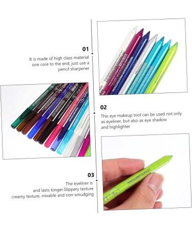 VINTORKY 14pcs Eyeshadow Pencil Set Eyeliner Drawing Tool Makeup Accessory Makeup Pencil Girl Eyeliner Pencil Cosmetic Accessories Girl Eye Liner Drawing Pencil Cosmetics Pencil - Buy Online on GoSupps.com