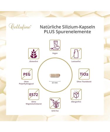 Buy Cellufine Natural Silicon from Bamboo - 75 mg Vegan Capsules | High Dose Silicon Supplement | 120 Natural & Preservative-Free Capsules - Buy Online on GoSupps.com