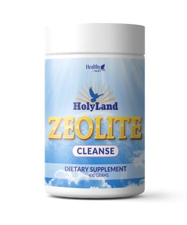 HolyLand Zeolite Cleanse – Safe & Effective Detox Cleanse Powder – Supports Natural Energy, Mental Focus, Immune Defense, Optimal Gut Health & Balanced pH (1 to 3 Mo Supply, 400 Grams)
