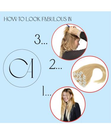 CAISHA XL 60cm 7 Piece Clip-In Hair Extensions - Thickening Straight Natural Black #2 - Premium Quality & Easy to Use - Buy Online on GoSupps.com