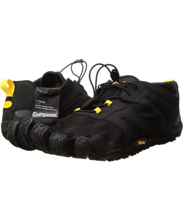Vibram Men's V-Trail 2.0 Trail Running Shoes - 41 EU - Black/Black/Yellow - International Shipping Available - Buy Online on GoSupps.com
