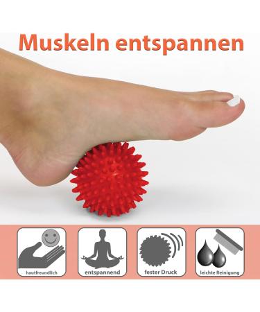 BB Sport Massage Ball Set | 5 Hedgehog Balls for Targeted Muscle Relief | Perfect for Deep Tissue Massage & Recovery - Buy Online on GoSupps.com