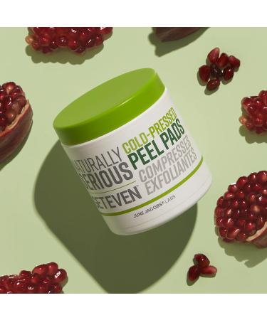 Naturally Serious Get Even Cold-Pressed Peel Pads | Exfoliating Vegan & Cruelty-Free Skincare for Sensitive Skin - Smooth Uneven Texture - Buy Online on GoSupps.com