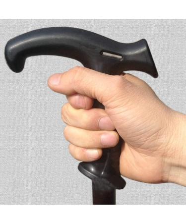 Wooden Walking Stick Solid Cane Wood Cane Wood Leading Crutches Carving Outdoor Plastic Handle Walking Cane Walking Sticks Elderly Walking Stick Tractor Practical - Buy Online on GoSupps.com