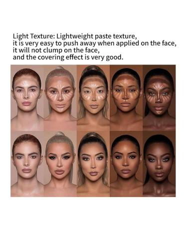 Roseflower 20 Colors Foundation Concealer Palette + 11 Makeup Brushes | Professional Highlight & Contour Kit | Perfect for All Skin Tones - Buy Online on GoSupps.com