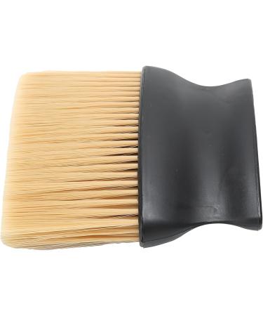 Neck Duster Brush Soft Comfortable Neck Face Duster Professional Frosted Concave Handle for Long Term Use(light yellow) - Buy Online on GoSupps.com