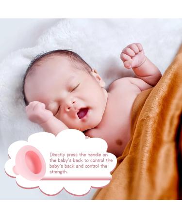 Baby Palm Chest Pressure Drum Cup | Silicone Massager for Baby Phlegm | Pink | 7.7X7.7X5.7CM - Buy Online on GoSupps.com