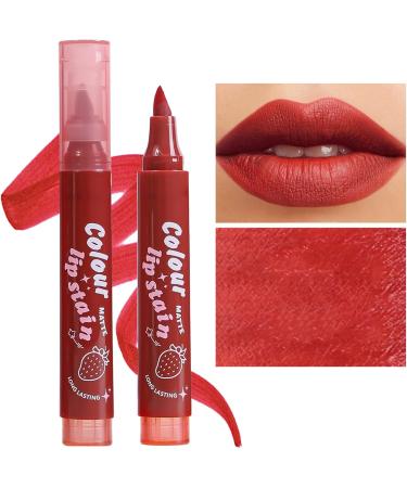 Matte Lipstick Marker: Vibrant Lip Tint That Lasts 12 Hours | Colorless and Non-Drying Lipstick Alternative for Makeup Lovers - Buy Online on GoSupps.com