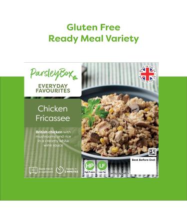 Gluten Free Ready Meal Variety Box - Parsley Box Microwavable Long-Life Cupboard-Store Ready Meals (7 Meals) - Buy Online on GoSupps.com