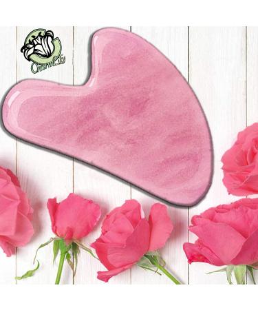 Charmlily Rose Quartz & Ice Roller + Gua Sha Set for Face & Eyes - Reduce Puffiness, Wrinkles, & Migraines, Pain Relief for Neck & Body - Cold Facial Massage Tool with Natural Stones - Buy Online on GoSupps.com