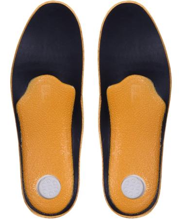 Orthotic Leather Insoles for Flat Feet & Plantar Fasciitis | Arch Support for Men & Women | Kaps Relax (US 13 / EUR 46 - Buy Online on GoSupps.com