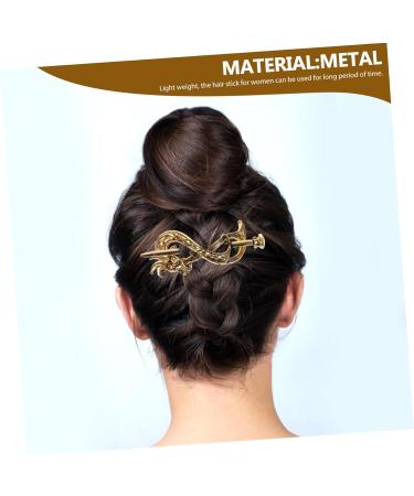 minkissy Hair Barrettes Hair Accessories Hair Clips Circle Hair Clip Vintage Hair Cuffs Chinese Hair Sticks Cage Clips Hair Pin with Stick Hairpin Headgear Bun Metal China Alloy - Buy Online on GoSupps.com