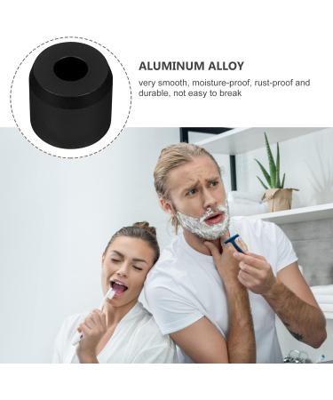 Heallily Men's Aluminum Alloy Safety Razor Stand - Double Cut Razor & Accessories for Bathroom - Black - Buy Online on GoSupps.com