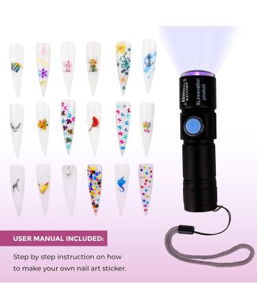 SLinnovation Rechargeable Mini UV Nail Lamp - Portable Gel Polish Dryer for Polygel Nails - Essential LED UV Nail Art Tool - Buy Online on GoSupps.com
