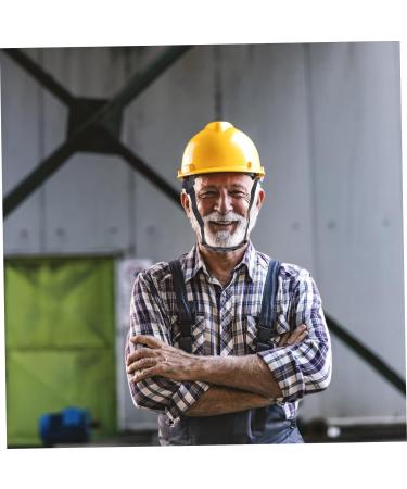 CLISPEED 2pcs Chin Strap Safety Helmet Chain Belt Set - Adjustable Black Plastic Cup Belt - Portable & Secure - 39.5X3.8cm - Buy Online on GoSupps.com