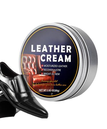 Povanjer Revitalizing Cream for Leather Conditioner for Leather Shoes - Leather Conditioner 80g - The waterproof cream will not darken soften or restore the leather.