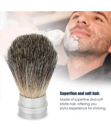 Reiner Dachshaar Razi Brush - Premium Men's Razor Brush with Aluminum Handle for Luxurious Shaving Foam | Perfect for Home Salon & Travel Gifts - Buy Online on GoSupps.com