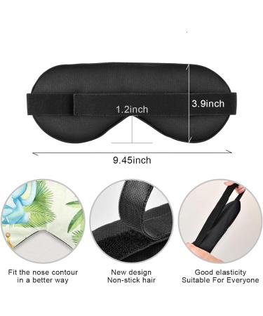 Haskirky Light Blocking Eye Mask - Breathable & Adjustable for Adults, Perfect for Travel, Yoga, Meditation - Cartoon Animals Design - Buy Online on GoSupps.com
