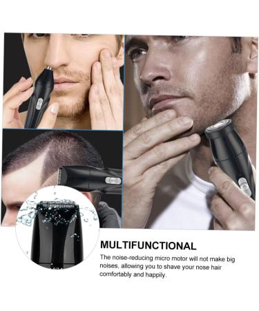 Buy Hemoton Rechargeable Nose Hair Trimmer - Low Noise Safe Metal Cleaner for Men & Women | Mini Razor Nose Hair Removal Tool - Buy Online on GoSupps.com