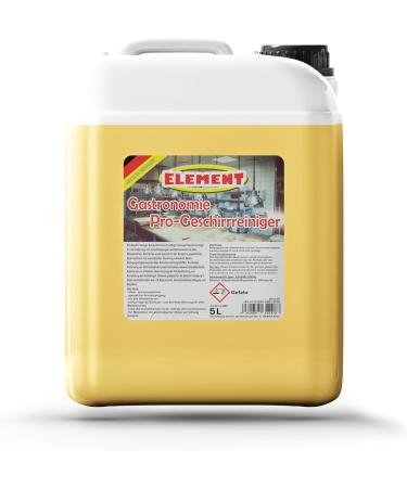 Element Dish Cleaner for Commercial Dishwashers Liquid 5 L | Machine Detergent Professional 6 kg | Dishwasher Cleaner without Chlorine for Commercial Dishwashers | Dishwasher Liquid Gastro | - Buy Online on GoSupps.com