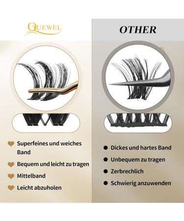 Shop Individual Eyelash Clusters - D Curl Mix 8-16mm | 72-Pack for DIY Extensions - Buy Online on GoSupps.com