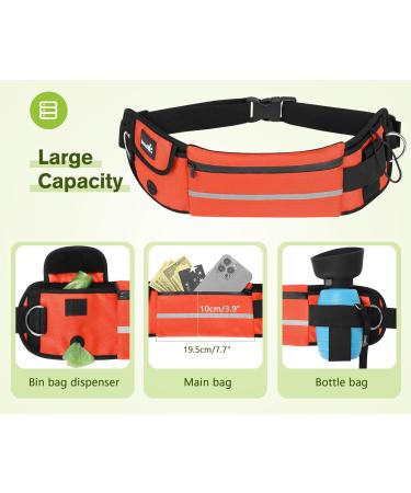 Pecute Jogging Leash for Dogs - Elastic Running Leash with Belly Belt for Large & Medium Dogs Includes Belt Bag Supports Up to 100kg - Perfect for Running & Jogging - Buy Online on GoSupps.com