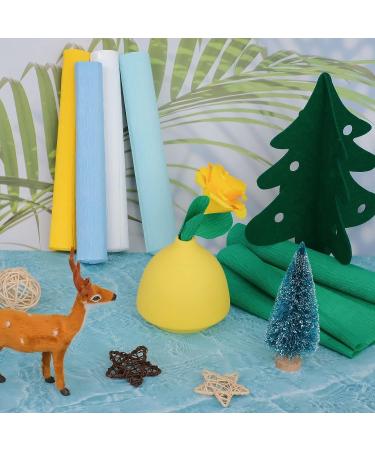 6 Rolls Colorful Crepe Paper Streamers for Cinco De Mayo Party Decor - 10in x 8 Feet - Red Green Blue Gold White - Ideal for Mexican Birthday, Wedding, Baby Shower, Christmas - Buy Online on GoSupps.com