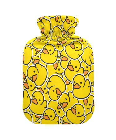 Rubber hot water bottle with cover hot water bottles for pain relief hot water bottle heating bag for children and adults 2 l