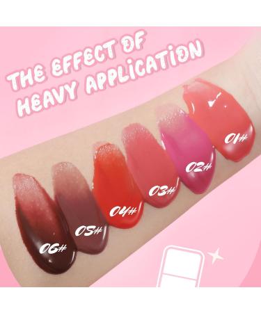 Moisturizing Lip Glass Jelly Twist Jelly Lip Balm Multi Purpose Non-sticky Colored Lip Moisturizer Lip Balm With Twist Tubes For Girls Women - Buy Online on GoSupps.com