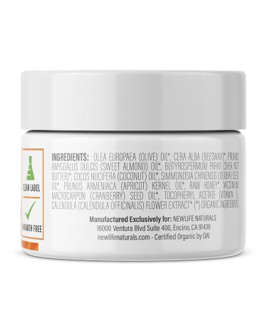 NewLife Naturals Organic Vulva Cream | Menopause Support Itching Relief & Moisturizer | Estrogen-Free Feminine Care with Calendula & Vitamin E | 2 Oz - Buy Online on GoSupps.com