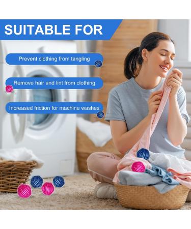 Pet Hair Remover for Laundry - 12 Reusable Washing Balls | Easily Remove Pet Hair from Clothes - Buy Online on GoSupps.com
