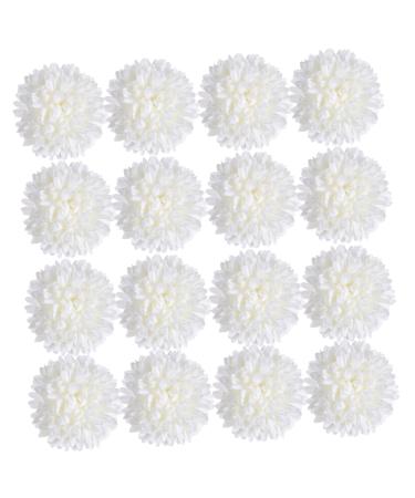 Zerodeko Laundry Room Accessories 200 Pcs Simulation Decorative Flower Silk Cloth Bride Wedding Drum Kit Kids Ivoryx4pcs 6.8 6.8cmx4pcs