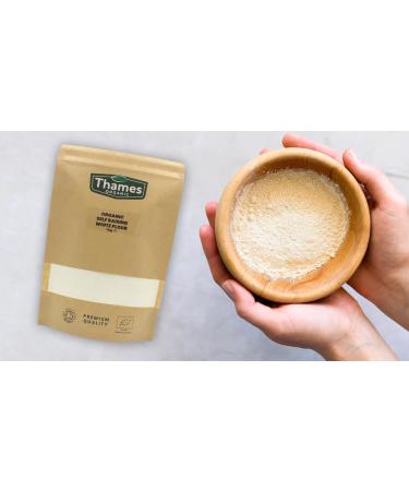 Organic Self Raising White Flour 1kg - Unbleached High Protein No Additives or Preservatives Suitable for Baking Cakes Bread and Pastries - Thames Organic - Buy Online on GoSupps.com