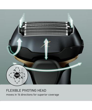 Panasonic Arc5 Electric Razor ES-LV67-K + WES9173P Foil | 5-Blade Wet Dry Shaver with Intelligent Sensor & 16D Pivot Head - International Shipping Available - Buy Online on GoSupps.com