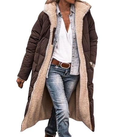 Shop Hanxiulin Oversized Plush Hoodie Jacket | Women's Winter Coat | Versatile Reversible Outerwear - Buy Online on GoSupps.com