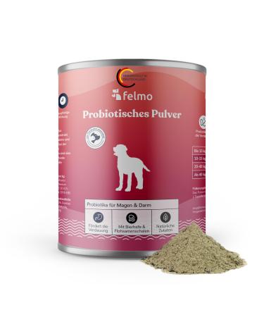 Felmo probiotic powder (250g) for the support of the intestinal regulation & digestion strengthening the immune system of your dog- grain and sugar-free probiotic powder