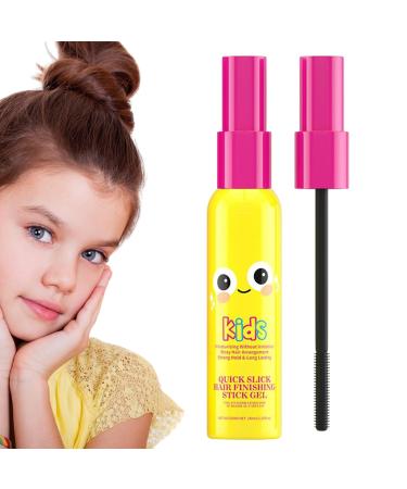 Hair Gel Stick AntiFluff Smoothing Stick for Kids Hair 40ml Fine Brush Head Frizz Control Accessories for Daily Use Travel Performances